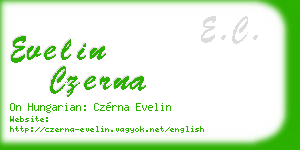 evelin czerna business card