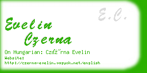 evelin czerna business card